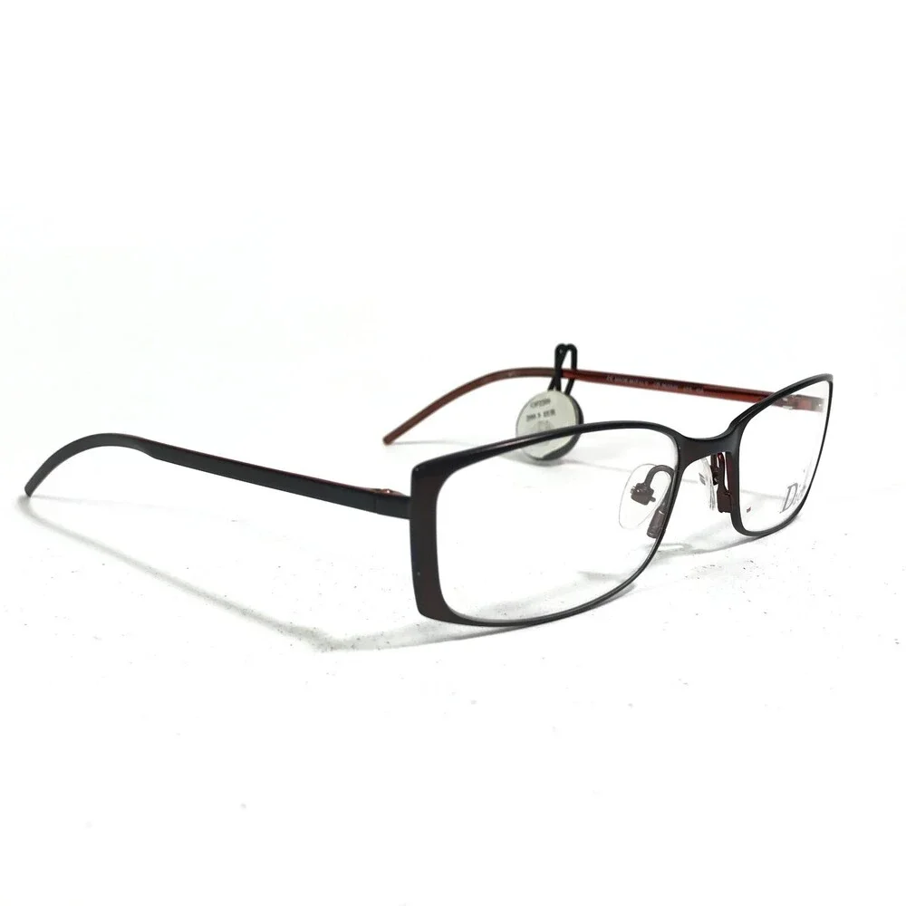 Christian Dior Eyeglasses Frames CD3600/N Brown Red Rectangular 53-18-135